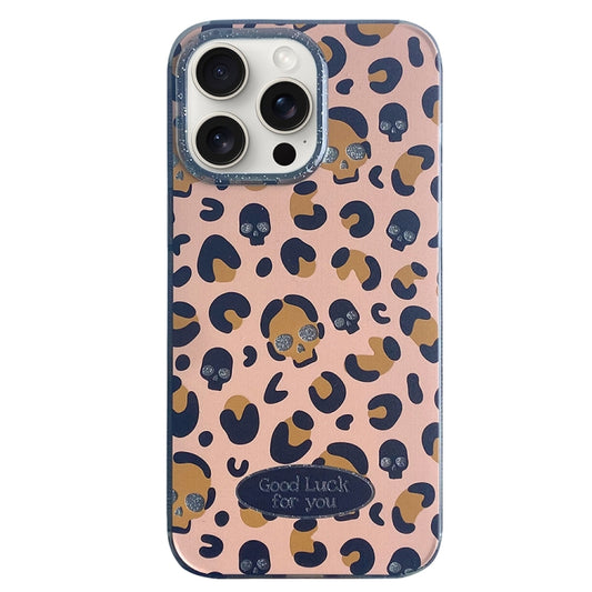 Glitter Powder Leopard Print PC + TPU Phone Case