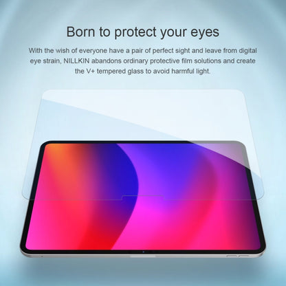 NILLKIN V+ Series Anti-Blue Light Tempered Glass Protective Film, For iPad Pro 11 2025 / 2024, For iPad Air 11 2024 / 2025