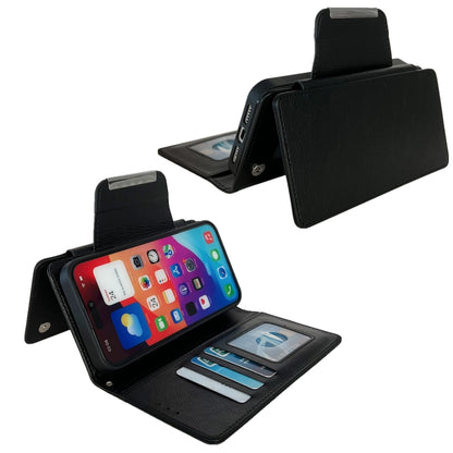 Multifunctional 7-Cards Wallet Leather Phone Case, For iPhone 15, For iPhone 14 Plus, For iPhone 14, For iPhone 14 Pro