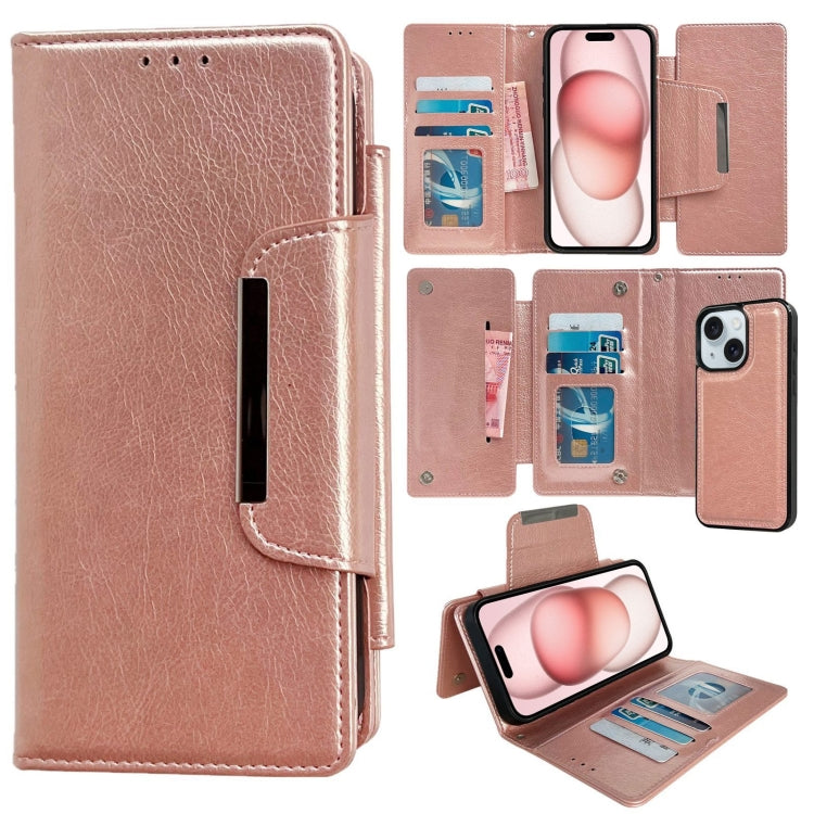 Multifunctional 7-Cards Wallet Leather Phone Case, For iPhone 15, For iPhone 14 Plus, For iPhone 14, For iPhone 14 Pro