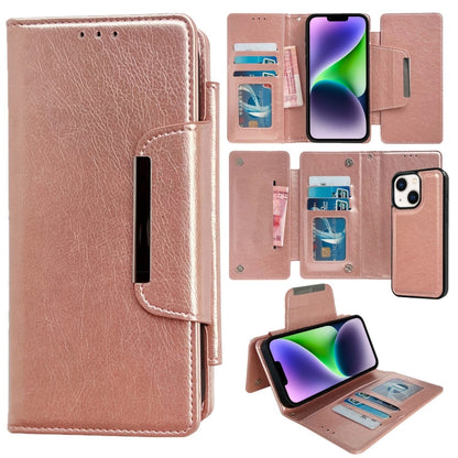 Multifunctional 7-Cards Wallet Leather Phone Case, For iPhone 15, For iPhone 14 Plus, For iPhone 14, For iPhone 14 Pro
