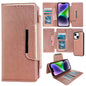 Multifunctional 7-Cards Wallet Leather Phone Case, For iPhone 15, For iPhone 14 Plus, For iPhone 14, For iPhone 14 Pro