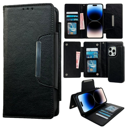 Multifunctional 7-Cards Wallet Leather Phone Case, For iPhone 15, For iPhone 14 Plus, For iPhone 14, For iPhone 14 Pro