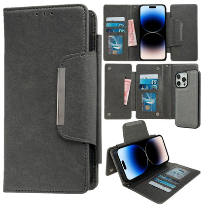 Multifunctional 7-Cards Wallet Leather Phone Case, For iPhone 15, For iPhone 14 Plus, For iPhone 14, For iPhone 14 Pro