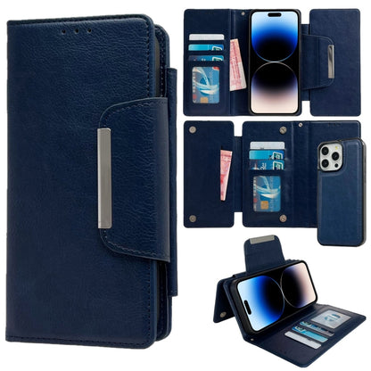 Multifunctional 7-Cards Wallet Leather Phone Case, For iPhone 15, For iPhone 14 Plus, For iPhone 14, For iPhone 14 Pro