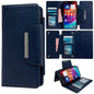 Multifunctional 7-Cards Wallet Leather Phone Case, For iPhone 16, For iPhone 15 Pro Max, For iPhone 15 Pro, For iPhone 15 Plus