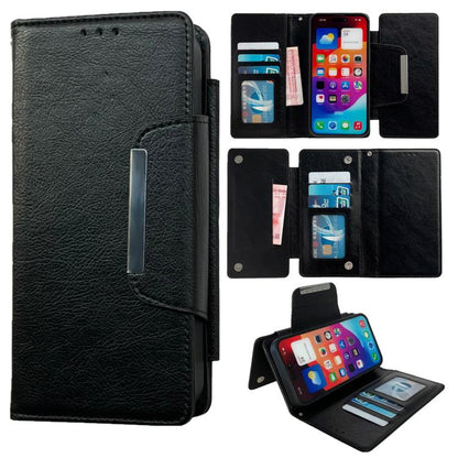 Multifunctional 7-Cards Wallet Leather Phone Case, For iPhone 18 Pro / 17 Pro, For iPhone 18 Pro Max / 17 Pro Max, For iPhone 17e / 16e, For iPhone 17