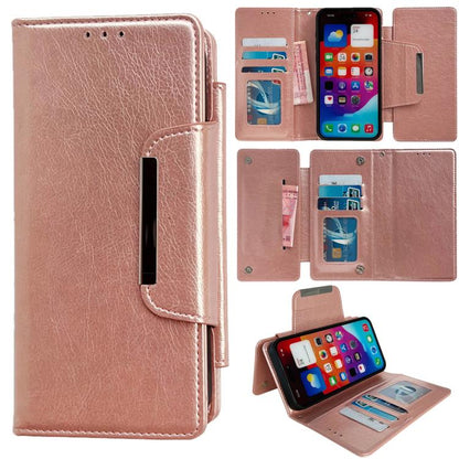 Multifunctional 7-Cards Wallet Leather Phone Case, For iPhone 18 Pro / 17 Pro, For iPhone 18 Pro Max / 17 Pro Max, For iPhone 17e / 16e, For iPhone 17