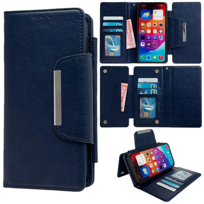 Multifunctional 7-Cards Wallet Leather Phone Case, For iPhone 18 Pro / 17 Pro, For iPhone 18 Pro Max / 17 Pro Max, For iPhone 17e / 16e, For iPhone 17