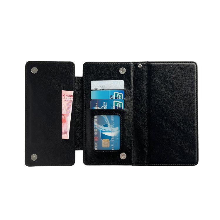 Multifunctional 7-Cards Wallet Leather Phone Case, For iPhone 18 Pro / 17 Pro, For iPhone 18 Pro Max / 17 Pro Max, For iPhone 17e / 16e, For iPhone 17
