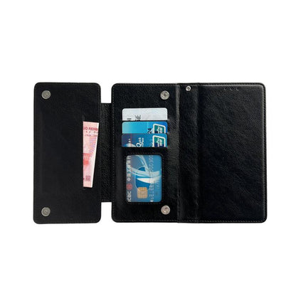 Multifunctional 7-Cards Wallet Leather Phone Case, For iPhone 18 Pro / 17 Pro, For iPhone 18 Pro Max / 17 Pro Max, For iPhone 17e / 16e, For iPhone 17