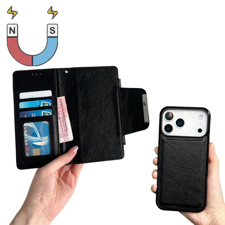 Multifunctional 7-Cards Wallet Leather Phone Case, For iPhone 18 Pro / 17 Pro, For iPhone 18 Pro Max / 17 Pro Max, For iPhone 17e / 16e, For iPhone 17