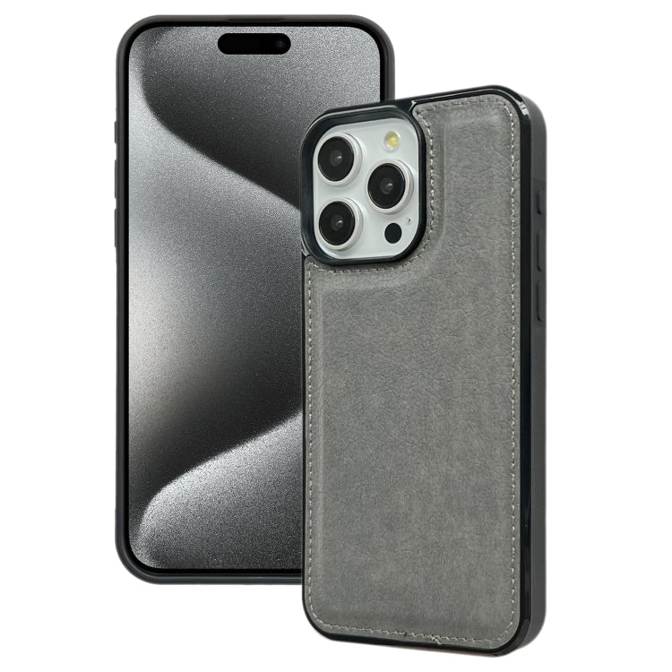Cowhide Texture Back Cover Phone Case, For iPhone 16, For iPhone 15 Pro Max, For iPhone 15 Pro, For iPhone 15 Plus