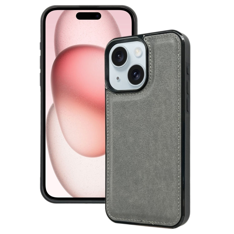 Cowhide Texture Back Cover Phone Case, For iPhone 16, For iPhone 15 Pro Max, For iPhone 15 Pro, For iPhone 15 Plus