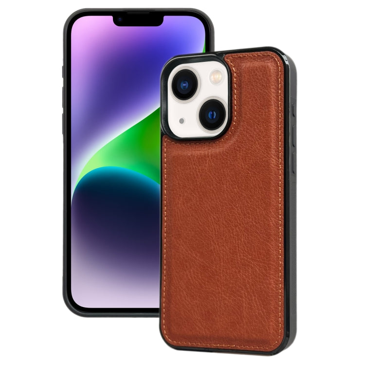 Cowhide Texture Back Cover Phone Case, For iPhone 15, For iPhone 14 Plus, For iPhone 14, For iPhone 14 Pro