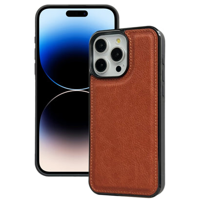Cowhide Texture Back Cover Phone Case, For iPhone 15, For iPhone 14 Plus, For iPhone 14, For iPhone 14 Pro