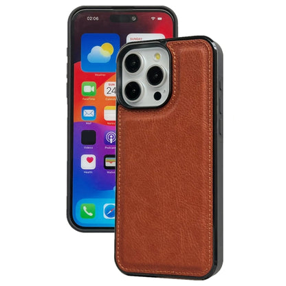Cowhide Texture Back Cover Phone Case, For iPhone Air, For iPhone 16 Pro Max, For iPhone 16 Pro, For iPhone 16 Plus