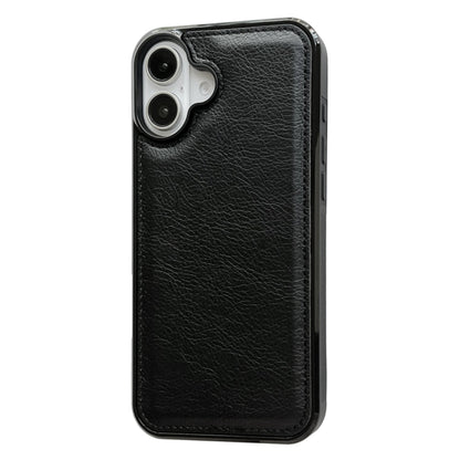 Cowhide Texture Back Cover Phone Case, For iPhone 16, For iPhone 15 Pro Max, For iPhone 15 Pro, For iPhone 15 Plus