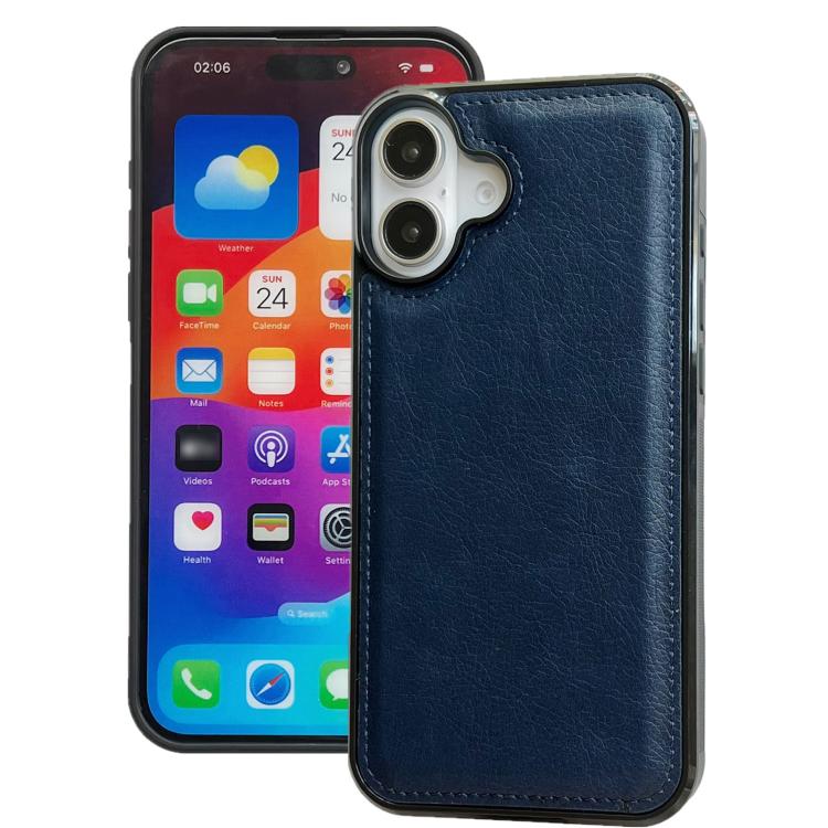 Cowhide Texture Back Cover Phone Case, For iPhone 17e / 16e, For iPhone 17 Pro Max, For iPhone 17 Pro, For iPhone 17