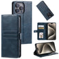 Simple 6-Card Wallet Leather Phone Case, For iPhone 14 Pro, For iPhone 14 Pro Max, For iPhone 7 / 8 / SE 2022