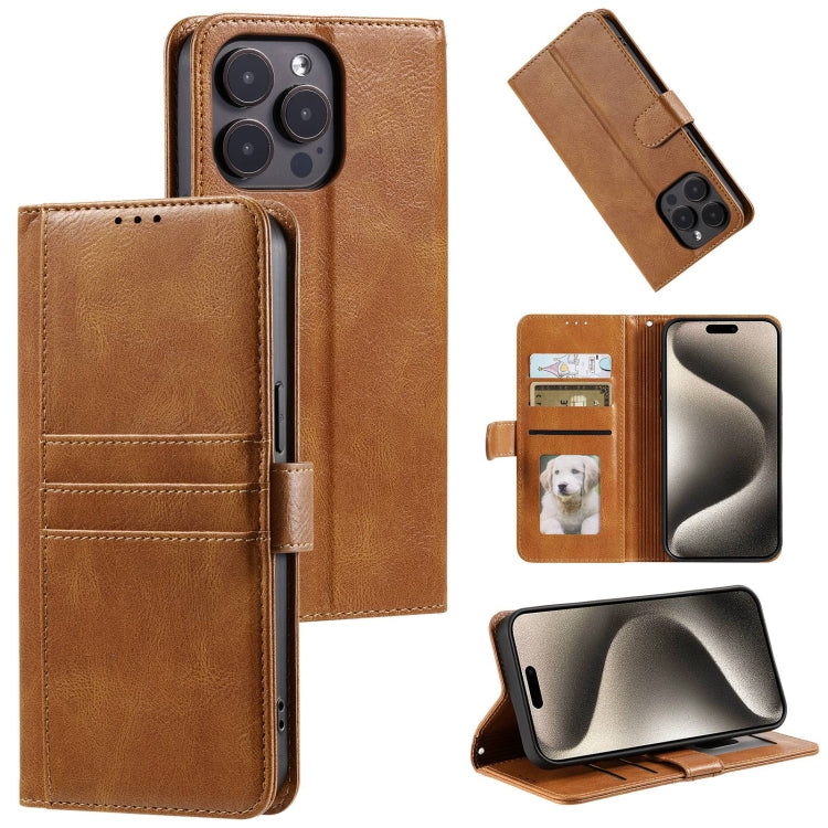 Simple 6-Card Wallet Leather Phone Case, For iPhone 14 Pro, For iPhone 14 Pro Max, For iPhone 7 / 8 / SE 2022