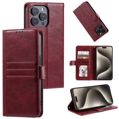 Simple 6-Card Wallet Leather Phone Case, For iPhone 13 Pro Max, For iPhone 13 Pro, For iPhone 13