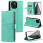 Simple 6-Card Wallet Leather Phone Case, For iPhone 13 mini, For iPhone 12 / 12 Pro, For iPhone 12 Pro Max