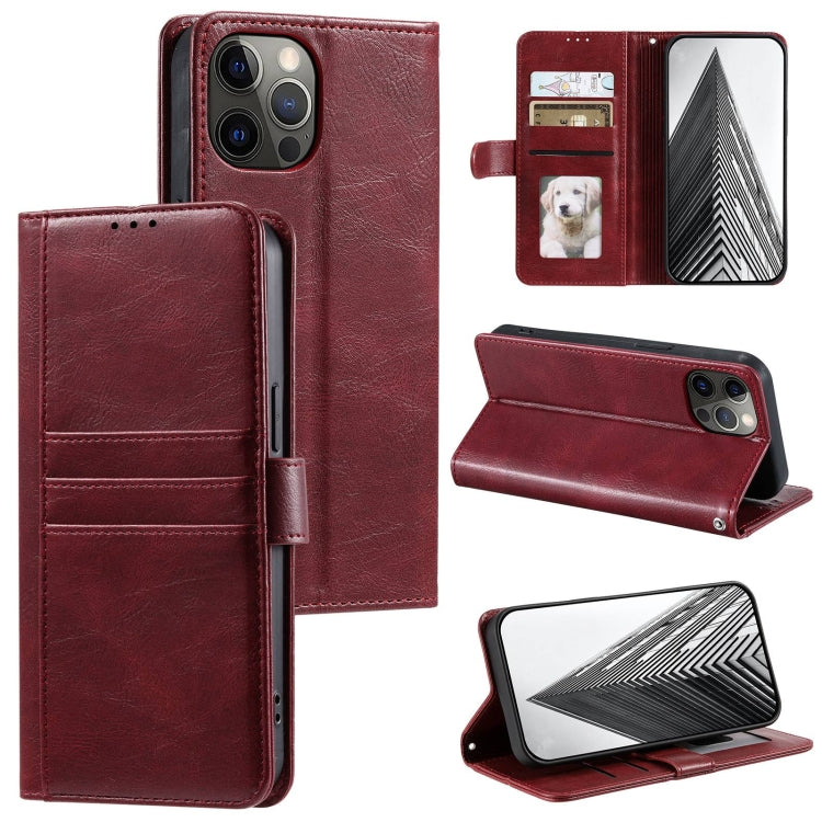 Simple 6-Card Wallet Leather Phone Case, For iPhone 13 mini, For iPhone 12 / 12 Pro, For iPhone 12 Pro Max