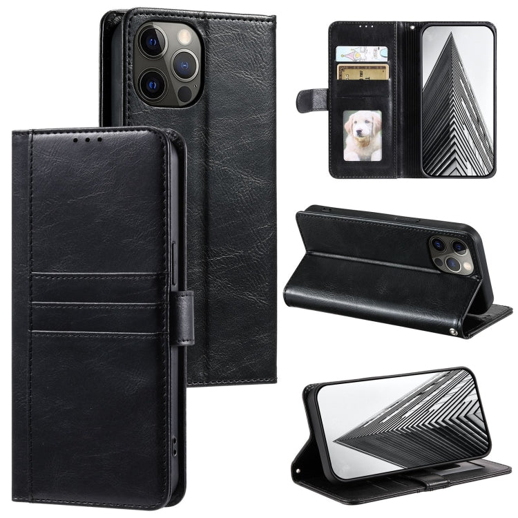 Simple 6-Card Wallet Leather Phone Case, For iPhone 13 mini, For iPhone 12 / 12 Pro, For iPhone 12 Pro Max