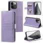 Simple 6-Card Wallet Leather Phone Case, For iPhone 13 mini, For iPhone 12 / 12 Pro, For iPhone 12 Pro Max