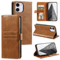 Simple 6-Card Wallet Leather Phone Case, For iPhone 12 mini, For iPhone 11 Pro Max, For iPhone 11