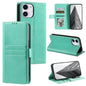 Simple 6-Card Wallet Leather Phone Case, For iPhone 12 mini, For iPhone 11 Pro Max, For iPhone 11