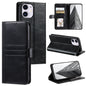 Simple 6-Card Wallet Leather Phone Case, For iPhone 12 mini, For iPhone 11 Pro Max, For iPhone 11