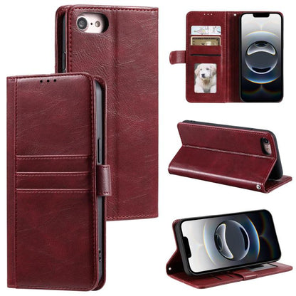 Simple 6-Card Wallet Leather Phone Case, For iPhone 16e / 17e, For iPhone 16 Pro Max, For iPhone 16 Pro