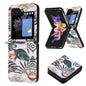 Colored Drawing Pattern PU + PC Shockproof Phone Case, For Samsung Galaxy Z Flip6 / Flip7 FE, For Samsung Galaxy Z Flip5