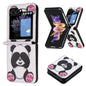 Colored Drawing Pattern PU + PC Shockproof Phone Case, For Samsung Galaxy Z Flip6 / Flip7 FE, For Samsung Galaxy Z Flip5