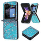 Colored Drawing Pattern PU + PC Shockproof Phone Case, For Samsung Galaxy Z Flip6 / Flip7 FE, For Samsung Galaxy Z Flip5