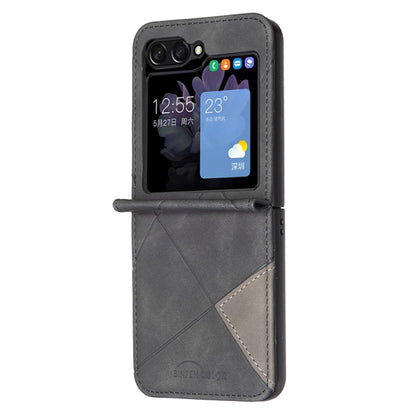 Rhombus Texture PU + PC Shockproof Phone Case