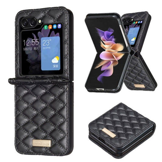 Diamond Lattice PU + PC Shockproof Phone Case