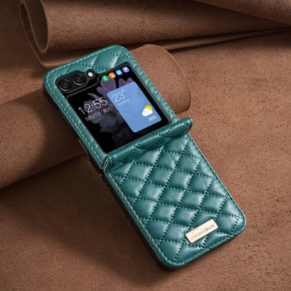 Diamond Lattice PU + PC Shockproof Phone Case