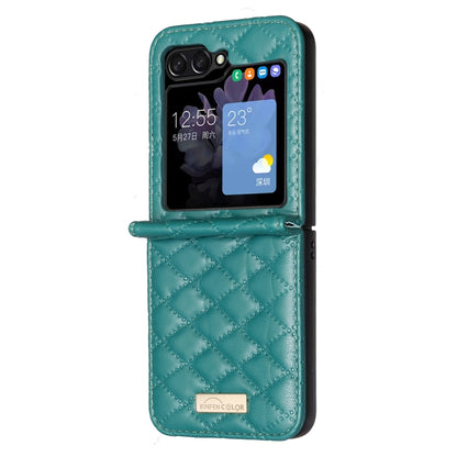 Diamond Lattice PU + PC Shockproof Phone Case