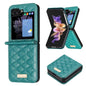 Diamond Lattice PU + PC Shockproof Phone Case