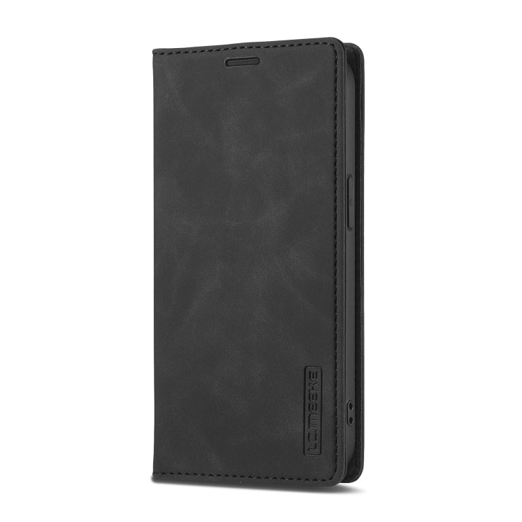 LC.IMEEKE Strong Magnetism Microfiber Leather Phone Case, For iPhone 17e / 16e, For iPhone 17 Pro Max, For iPhone 17 Pro, For iPhone 17
