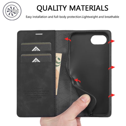 LC.IMEEKE Strong Magnetism Microfiber Leather Phone Case, For iPhone 17e / 16e, For iPhone 17 Pro Max, For iPhone 17 Pro, For iPhone 17