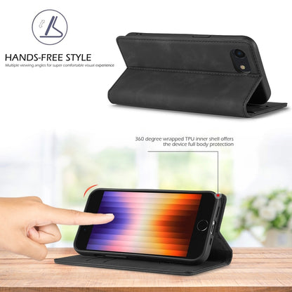 LC.IMEEKE Strong Magnetism Microfiber Leather Phone Case, For iPhone 17e / 16e, For iPhone 17 Pro Max, For iPhone 17 Pro, For iPhone 17