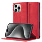 LC.IMEEKE Strong Magnetism Microfiber Leather Phone Case, For iPhone Air, For iPhone 16 Pro Max, For iPhone 16 Pro, For iPhone 16 Plus