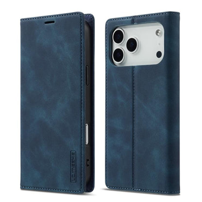 LC.IMEEKE Strong Magnetism Microfiber Leather Phone Case, For iPhone 18 Pro / 17 Pro, For iPhone 18 Pro Max / 17 Pro Max, For iPhone 17e / 16e, For iPhone 17