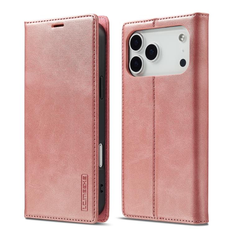 LC.IMEEKE Strong Magnetism Microfiber Leather Phone Case, For iPhone 18 Pro / 17 Pro, For iPhone 18 Pro Max / 17 Pro Max, For iPhone 17e / 16e, For iPhone 17