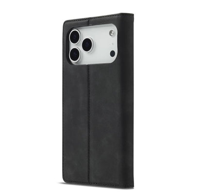 LC.IMEEKE Strong Magnetism Microfiber Leather Phone Case, For iPhone 18 Pro / 17 Pro, For iPhone 18 Pro Max / 17 Pro Max, For iPhone 17e / 16e, For iPhone 17