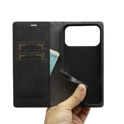 LC.IMEEKE Strong Magnetism Microfiber Leather Phone Case, For iPhone 18 Pro / 17 Pro, For iPhone 18 Pro Max / 17 Pro Max, For iPhone 17e / 16e, For iPhone 17